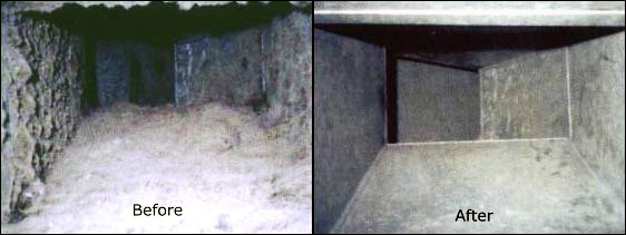 Air Duct Cleaning Before & After